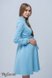 Платья на каждый день Классическое платье для беременных и кормящих REBECCA, голубой, Юла мама Фото №4