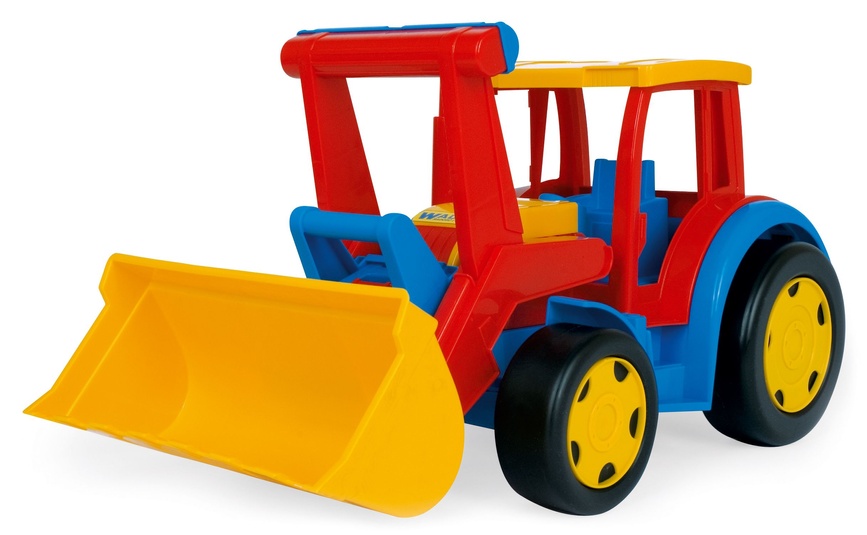 Машинки-игрушки Большой игрушечный трактор Гигант с ковшом, Wader
