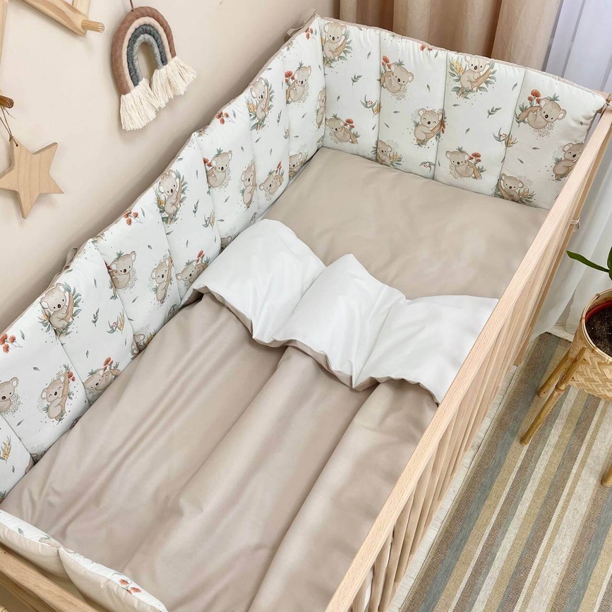 Постелька Комплект постельного белья Baby Dream Коала, 6 элементов, Маленькая Соня