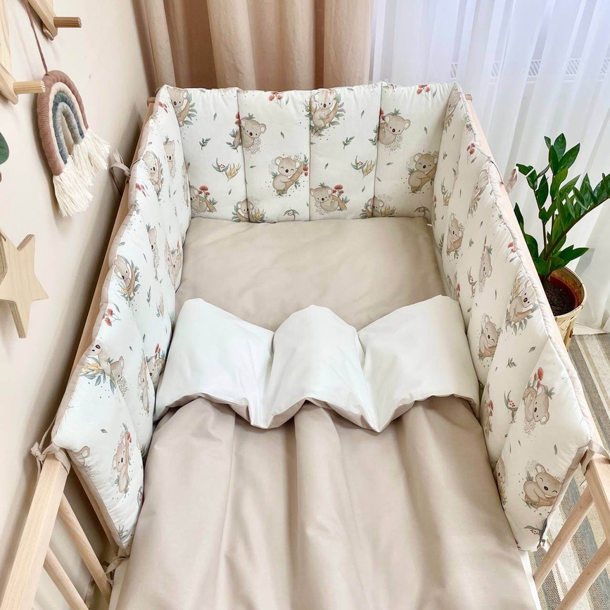 Постелька Комплект постельного белья Baby Dream Коала, 6 элементов, Маленькая Соня