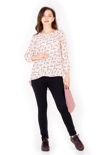 Блузы, рубашки Блуза для беременных и кормящих мам Милая пани, молочно-розовая, ТМ Nowa Ty