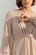 Нарядні cукні Сукня святкова для вагітних і годуючих мам VICKY, пудра, Юла мама Фото №2
