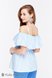 Блузы, рубашки Стильная блузка для беременных и кормящих BRENDA, светло-голубой, Юла мама Фото №4