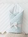 Демисезонные конверты Конверт-одеяло для новорожденных велюровый Tessera, сизый, MagBaby Фото №1
