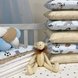 Постелька Комплект постельного белья в кроватку Happy night Ретро-машинки, голубой, 6 элементов, Маленькая Соня Фото №3
