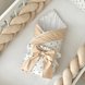 Постелька Комплект постельного белья, дизайн "Звездочки", бежевого цвета, ТМ Baby Chic Фото №3
