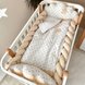 Постелька Комплект постельного белья, дизайн "Звездочки", бежевого цвета, ТМ Baby Chic Фото №4