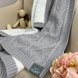 Одеяла и пледы Плед WellSoft Ромб Косы серый, Маленькая Соня Фото №2