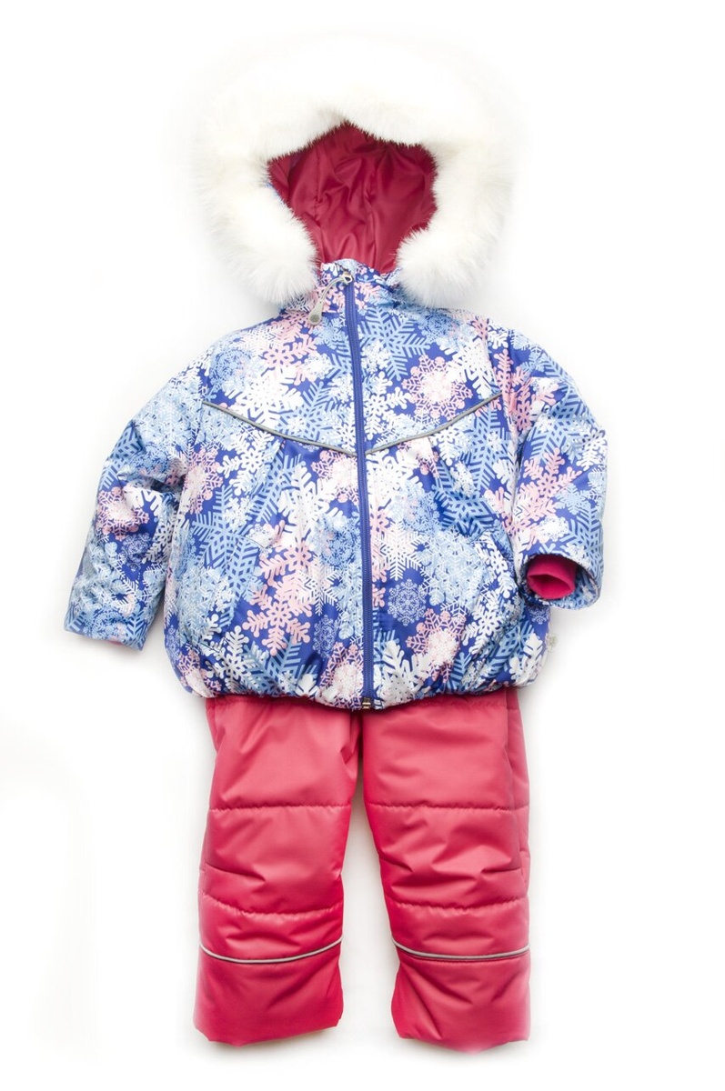 Детские зимние комплекты и костюмы Костюм зимний Снежинка, ультрамарин, Модный карапуз