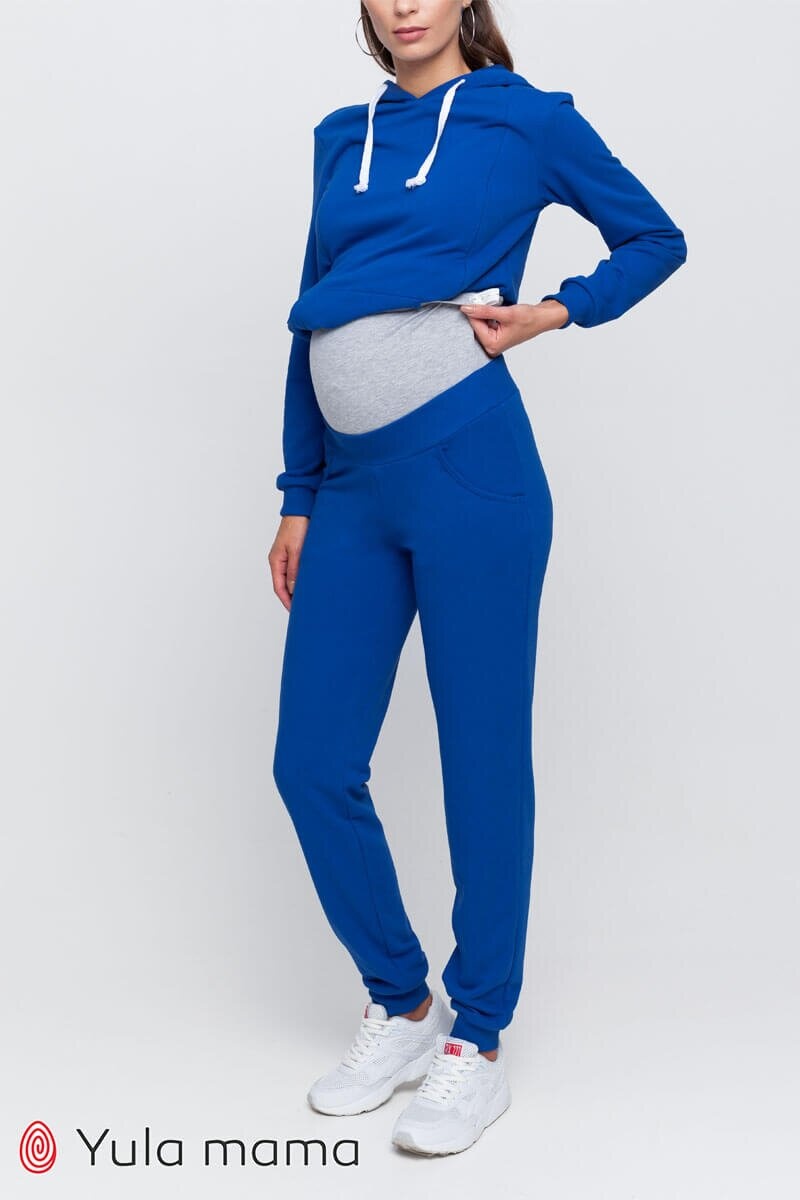 Спортивные костюмы Костюм для беременных и кормящих мам ALLEGRO, синий, Юла мама