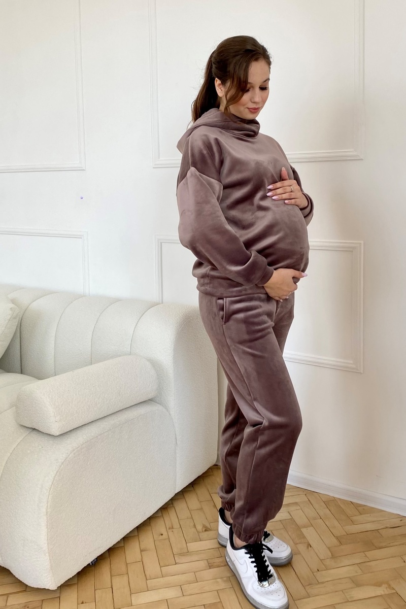 Спортивні костюми Костюм спортивний для вагітних та годуючих мам, мокко, ТМ Dianora