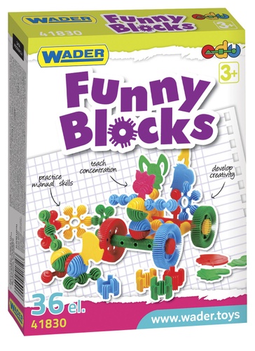 Конструктори Іграшка конструктор Funny blocks, Wader