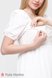 Плаття на кожен день Сукня для вагітних і годуючих мам BLANCHE, молочний, Юла мама Фото №3