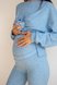 Лосіни, Легінси Трикотажний костюм для вагітних 4473151-4, блакитний, To be Фото №3