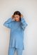 Лосіни, Легінси Трикотажний костюм для вагітних 4473151-4, блакитний, To be Фото №6