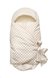 Демисезонные конверты Конверт для новорожденных на виписку демисезонный, бежевый горошек, Модный карапуз Фото №1