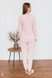 Пижамы, домашние костюмы Пижама для беременных и кормящих Milena, розоваый меланж, Юла Мама Фото №5