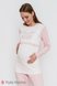 Піжами, домашні костюми Піжама для вагітних і годуючих мам Milena, рожевий меланж, Юла Мама Фото №2