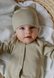 Человечки нательные Комбинезон для новорожденных на байке, интерлок, бежевый, Little Angel Фото №1