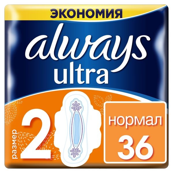 Гігієнічні прокладки Гігієнічні прокладки Ultra Normal Plus Quatro, 36шт, Always