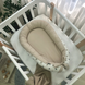 Коконы для новорожденных Кокон Baby Design Сердечки серо-бежевые, Маленькая соня Фото №5