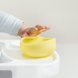 Посуда для детей Миска силиконовая с крышкой Lemon, желтый, Olababy Фото №4