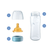 Бутылочки Бутылочка пластик Well-Being, 150мл, соска латекс, 0m+, нормальный поток, нейтральная, Chicco Фото №3