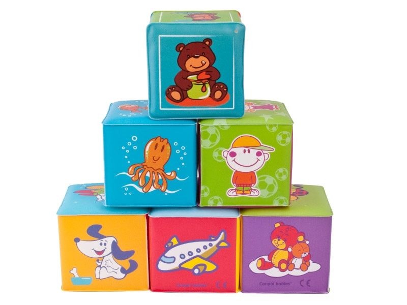 Кубики, мягкие книжки Игрушка Мягкие кубики 6 шт, Canpol babies