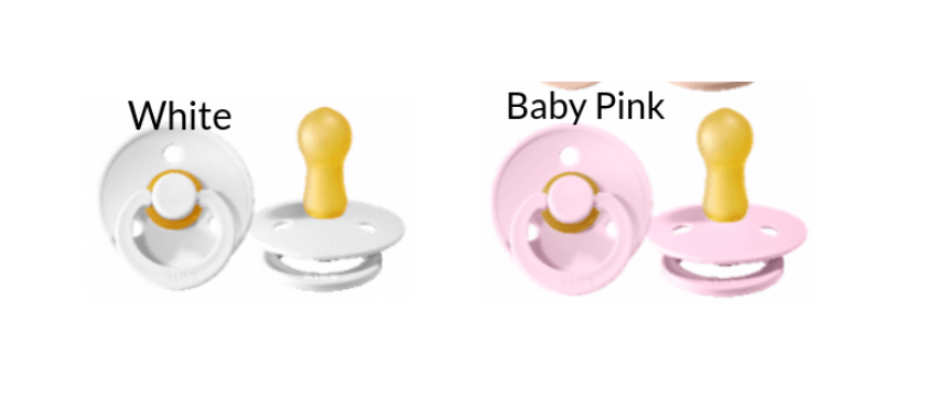 Пустышки Набор пустышек Baby Pink/White, Розовый/Белый, 0-6 мес., Bibs