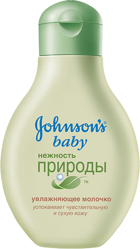 Детский крем, масло, молочко Детское молочко Нежность Природи, 250 мл, JOHNSON’S Baby