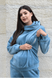 Спортивные костюмы Спортивный костюм для беременных и кормящих мам, голубой, ТМ Dianora Фото №2
