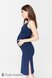 Сарафаны для беременных и кормящих Трикотажный сарафан миди для беременных и кормящих с разрезом NITA, темно-синий, Юла мама Фото №6