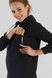 Плаття на кожен день Cукня-худі на флісі для вагітних і годуючих мам, чорна, Dianora Фото №3