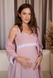 Халаты Комплект халат и ночнушка для беременных и кормящих мам 4333041, пудра, To be Фото №2