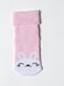 Шкарпетки Шкарпетки дитячі махрові Зайчики, набір 2 шт, рожевий, молочний, Мамин Дом Фото №2