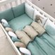 Постільна білизна Комплект постільної білизни в ліжечко Art Design Ку-ку + бортик коса, 6 елементів, Маленька Соня Фото №3