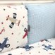 Постелька Комплект Baby Design Аэроплан голубой, стандарт, 6 элементов, Маленькая Соня Фото №5