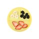 Посуд для дітей Тарілка силіконова на присосці з секціями Lemon, жовтий, Olababy Фото №2