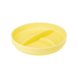 Посуд для дітей Тарілка силіконова на присосці з секціями Lemon, жовтий, Olababy Фото №1