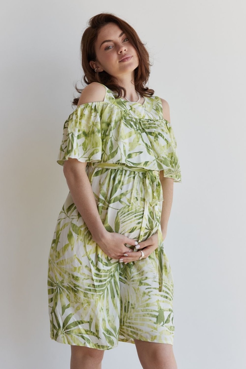 Сукня для вагітності, салатова, To be, Салатовий, 42