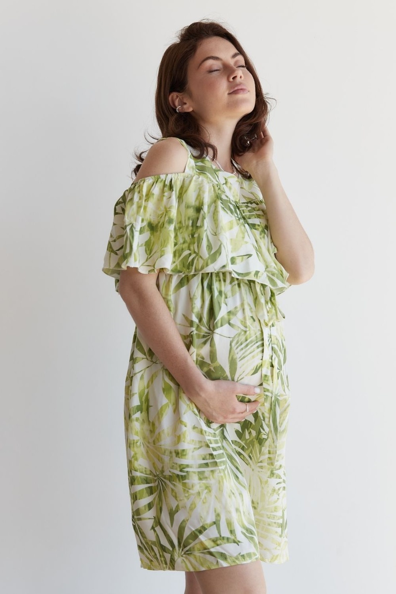 Сукня для вагітності, салатова, To be, Салатовий, 42
