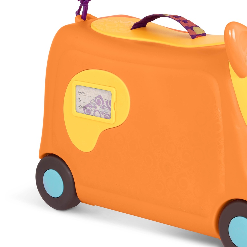 Детский транспорт Детский чемодан-каталка для путешествий КОТИК-ТУРИСТ, Battat