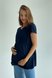 Блузи, сорочки Блуза для вагітних, майбутніх мам, синій, To Be Фото №4