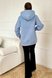 Свитшоты, худи Худи с капюшоном для беременных и кормящих мам, голубой, 2318 1333, Dianora Фото №4