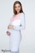 Плаття на кожен день Сукня для вагітних і годуючих DENISE LIGHT, поєднання сірого меланжу з рожевим і молочним, Юла мама Фото №4