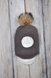 Шапки зимние Шапка-шлем с бубоном из чернобурки, коричневый меланж, MagBaby Фото №1