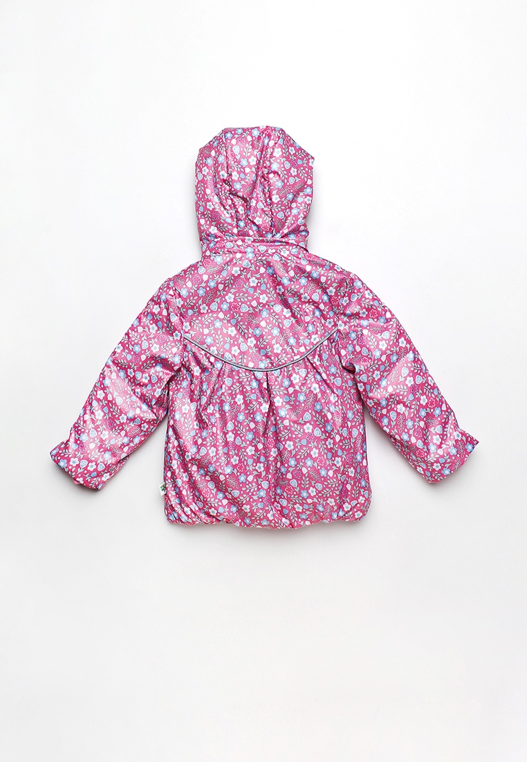Куртки і пальта Куртка-вітровка дитяча для дівчинки, рожева, Модний карапуз