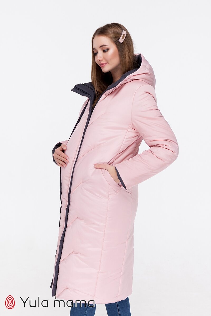 Зимове тепле двостороннє пальто для вагітних TOKYO, Юла мама