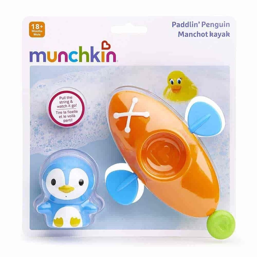 Игрушки для купания Игрушка для ванны Пингвин гребец, Munchkin