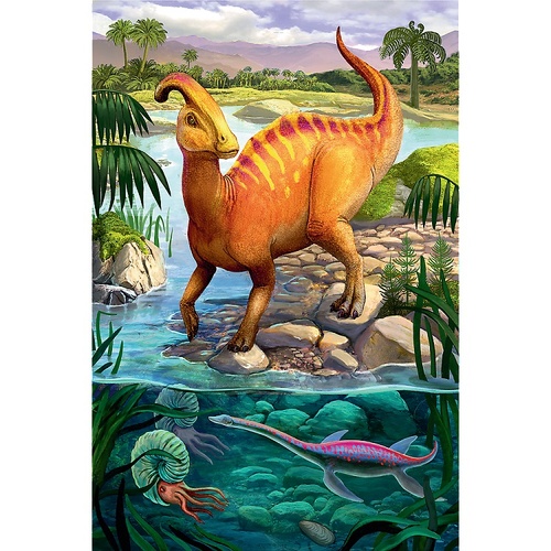 Пазлы, мозаика Пазлы - (54 элм. Мини) - "Динозавр", (54194),Trefl